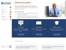 Tablet Screenshot of aosis.co.za